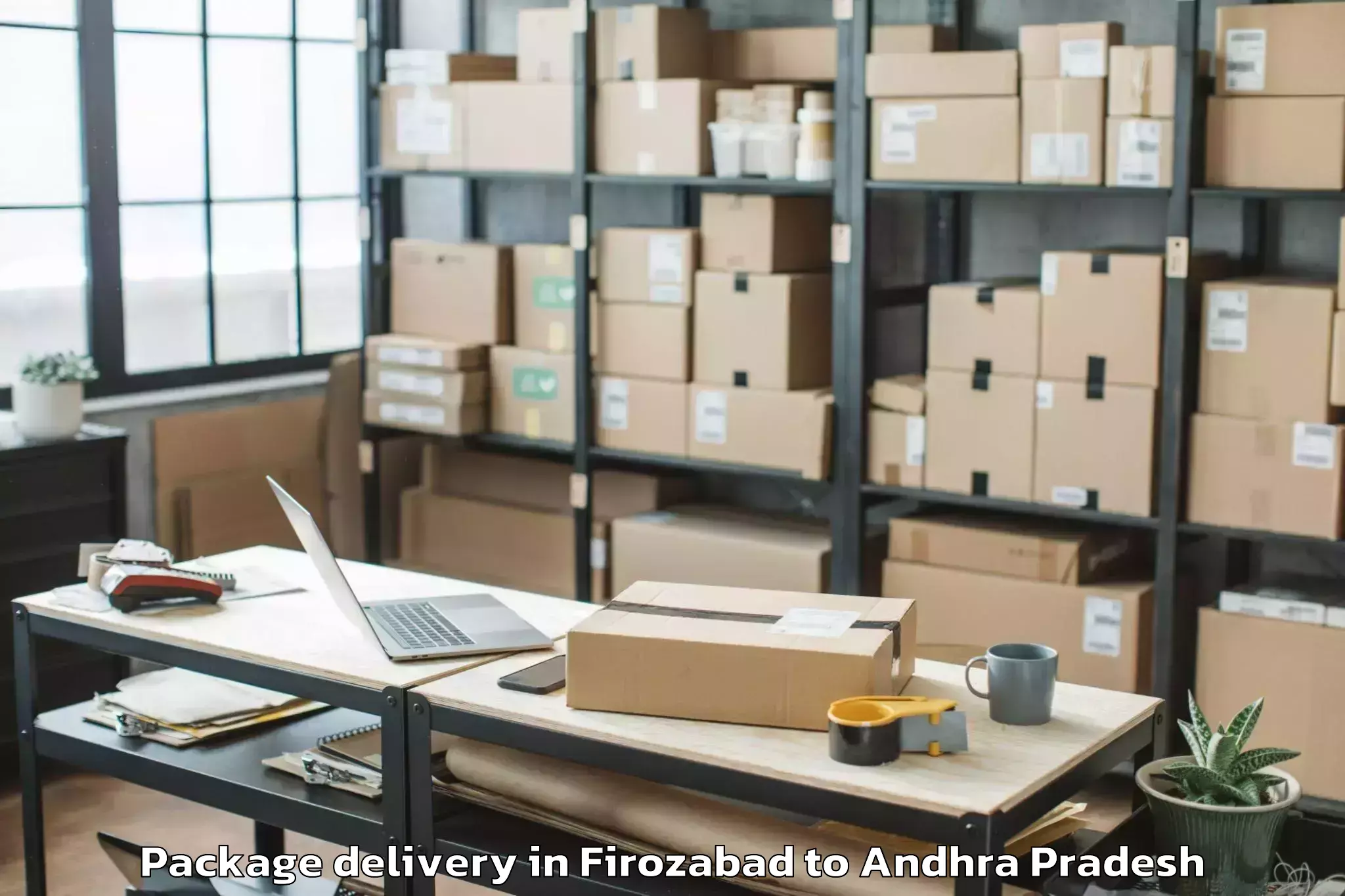 Professional Firozabad to Chimakurthy Package Delivery